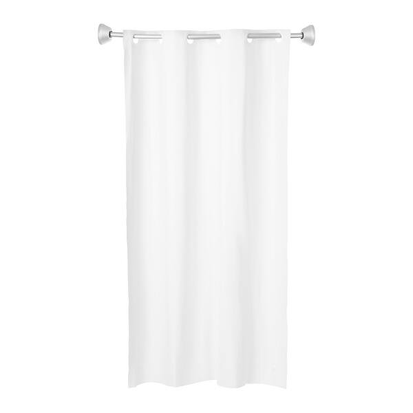 Whitmor No Hook Split Ring Vinyl Shower Curtain, 42" x 74" Bed Bath